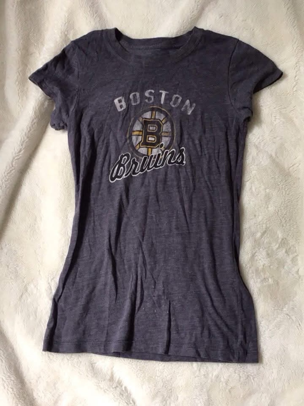 Boston Bruins Women’s Short Sleeve Tee - Navy